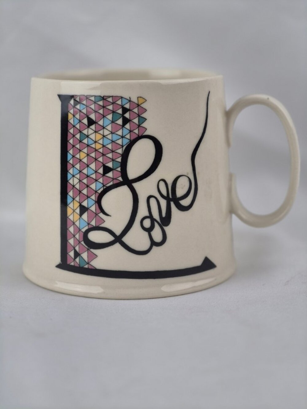 Anthropologie Florence Balducci Alphabet Monogram "L" (Love) Mug Whimsical